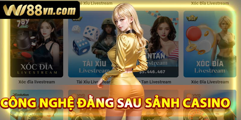 Công nghệ tiên tiến đằng sau sảnh casino WI88