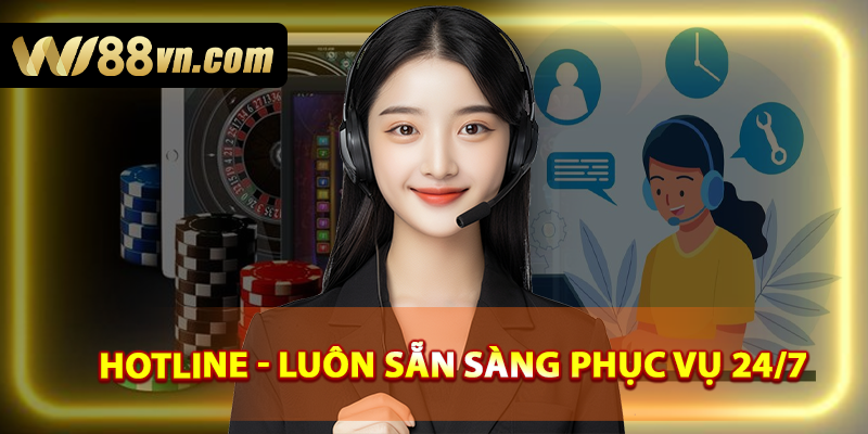 Hotline - Luôn sẵn sàng phục vụ 24/7