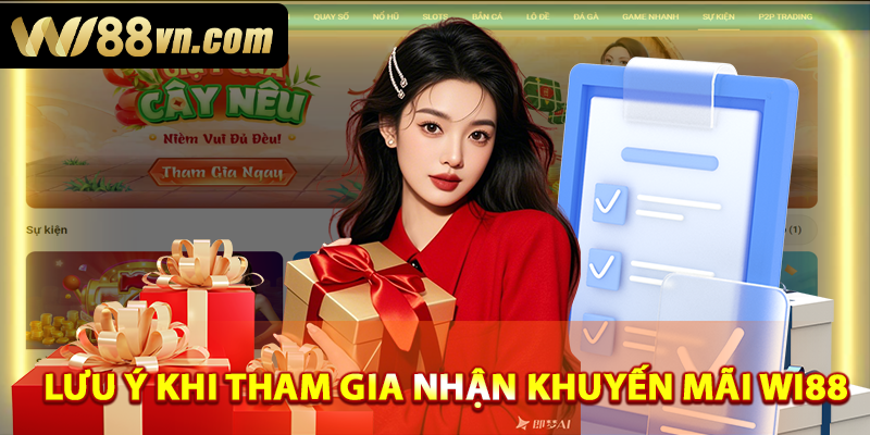 Những lưu ý quan trọng khi tham gia nhận khuyến mãi WI88