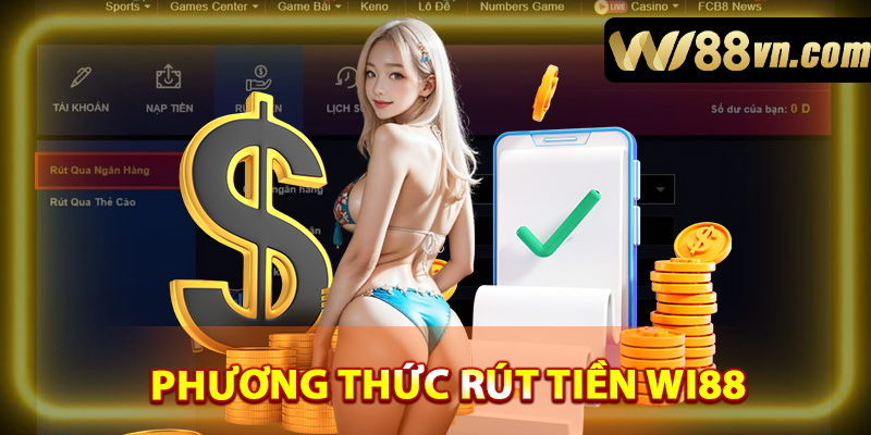 Phương thức rút tiền WI88
